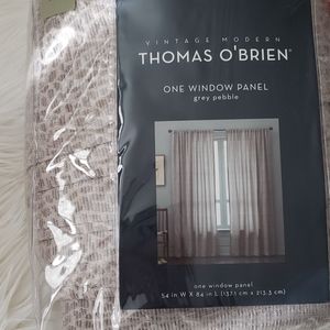 Thomas O Brien Gray Grey Pebble Window Panel